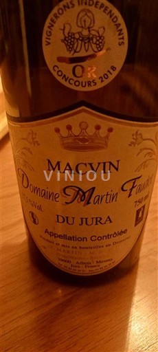 Jura Macvin del Giura Martin Faudot 2020