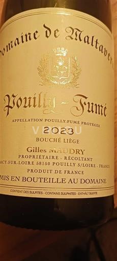 Valle del Loira Pouilly-fumé Domaine Maltaverne 2023