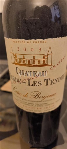 Südwestfrankreich Côtes-de-Bergerac Château Barbeilles Tendo 2003