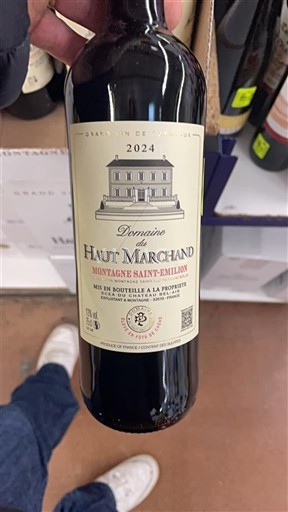 Bordeaux Montagne-saint-émilion Domaine Haut Marchand 2024