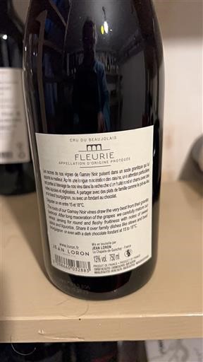 Beaujolais Fleurie J.P. A. Loron Senza annata