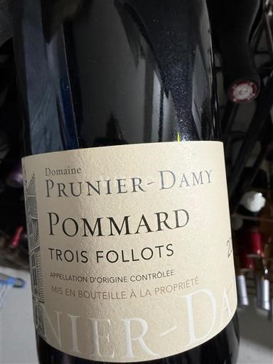 Бургундія Поммар Domaine Prunier-Damy Trois Follots Без вінтажу