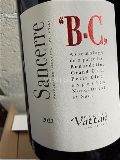 Vale do Loire Sancerre Michel Vattan B-C 2022