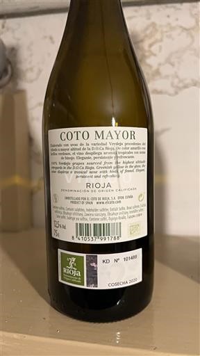 La Rioja Rioja Coto Mayor 2020