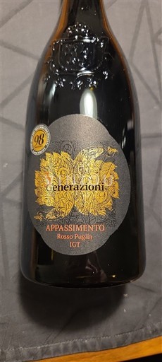 Puglia Không được chỉ định Generazioni Appassimento 2024