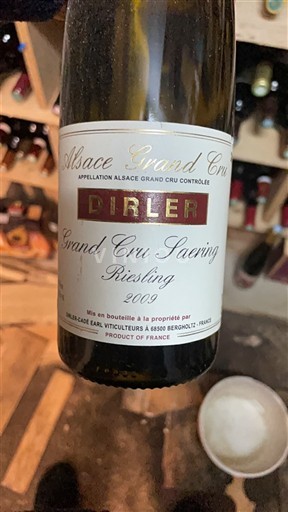 Alsace Ospecificerad Grand Cru Dirler Grand Cru Saering Riesling 2009