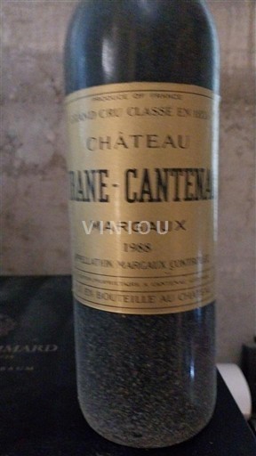 Bordéus Margaux Grand Cru Château Brane-Cantenac 1988