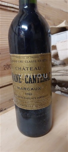 Bordéus Margaux Grand Cru Château Brane-Cantenac 1988