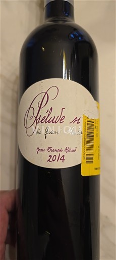 Bordeaux Jean-François Renaud Prélude du Grand Moulin 2014