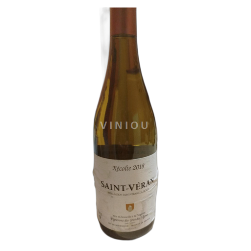 Borgogna Saint-Véran Vignerons des grandes Vignes 2018 2018