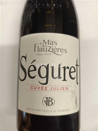 Rhônen laakso Côtes-du-rhône-villages Le Mas des Flauzières Julien Ei vuosikertaa