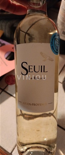 Provence Dealurile Aix-en-Provence Seuil La Réserve 2024