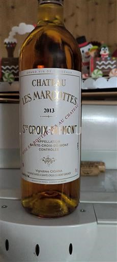 Бордо Сент-Круа-дю-Мон Château Les Marcottes 2013