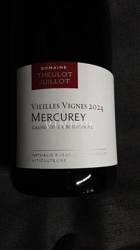 Borgoña Mercurey Domaine Theulot Juillot Vieilles Vignes 2024