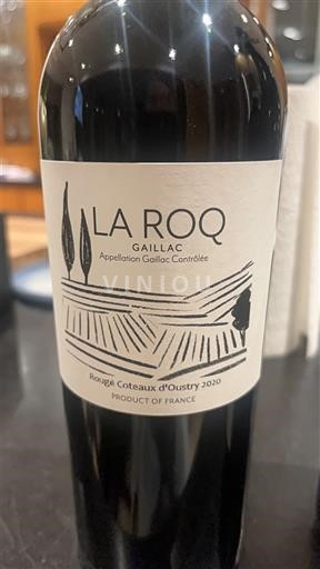 Sud-Ovest Gaillac La Roq Rouge Coteaux d'Oustry 2020