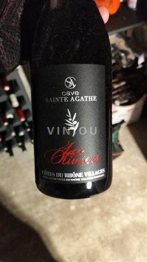 Rhônen laakso Côtes-du-rhône-villages Cave Sainte Agathe Les Oliviers 2024