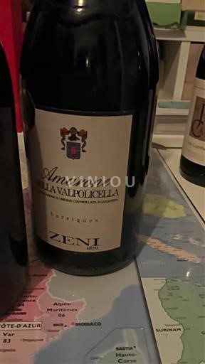 Rượu vang Rouge sec Barriques Zeni 2017 Ý Vénétie Amarone della Valpolicella DOCG