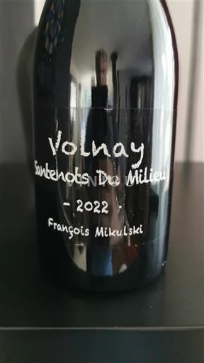 Bourgogne Volnay François Mikulski Santenots Du Milieu 2022