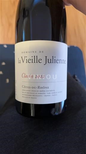 Rhône-dalen Côtes-du-Rhône Domaine La Vieille Julienne Clavin 2022