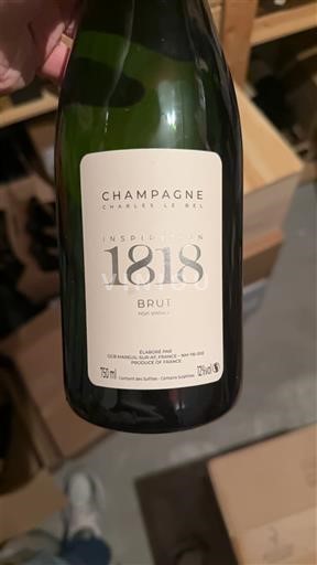 Champanhe Charles le Bel Inspiration 1818 Não Sazonado