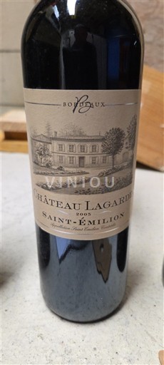 Бордо Сен-Емільйон Château Lagarde 2005