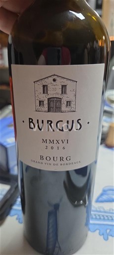 Bordeaux Côtes-de-bourg Burgus 2016