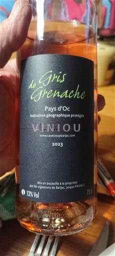Linguadoca e Rossiglione Paese d'Oc Cave Coopérative de Barjac Gris de Grenache 2023
