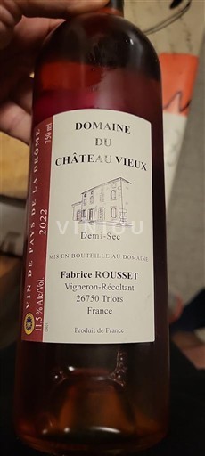 Альпи та Ронські землі Дром Domaine Château Vieux 2022