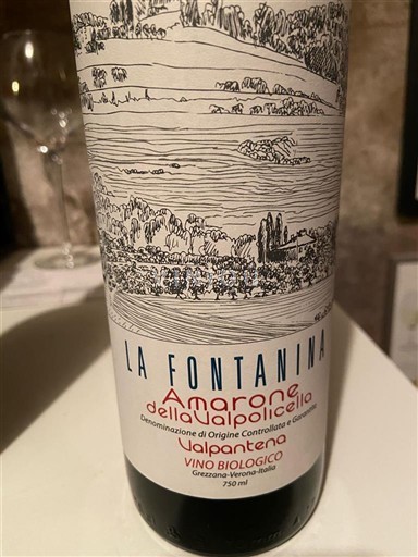 Veneto Amarone della Valpolicella Valpantena La Fontanina 2014