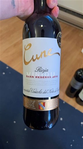 La Rioja Rioja Cune (Compañía Vinícola del Norte de España) Gran Reserva 2016