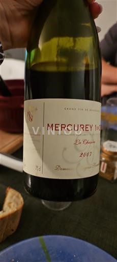 Burgundsko Mercurey Premier Cru Domaine Guy et Yvan Diconne Les Champs Martin 2007