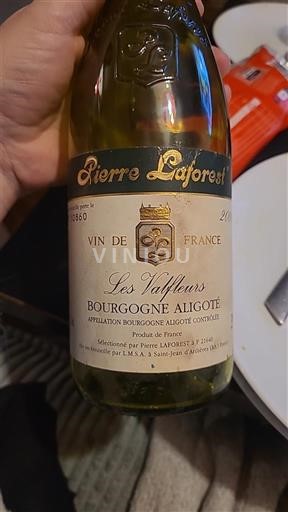 Bourgogne Bourgogne Aligoté Pierre Laforest Les Vafflens 2020