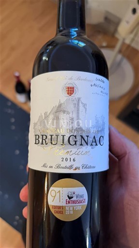 Bordeaux Bordeaux Supérieur Donjon de Bruignac Premium 2016