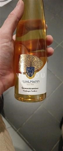 Alsace Ospecificerad Vendanges Tardives Ruhlmann Gewurztraminer Vendanges Tardives 2023