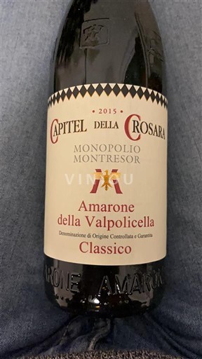 Veneto Amarone della Valpolicella Montresor Capitel della Crosara 2015