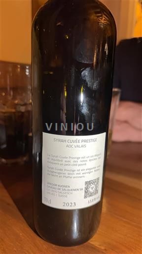 Vallese Vallese DOC Caveau de Mühlebach Syrah Prestige 2023