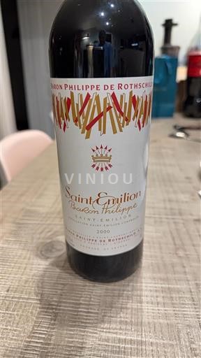 Бордо Сен-Емільйон Baron Philippe de Rothschild 2000