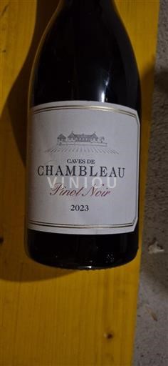 Невшатель Caves de Chambleau Pinot Noir 2023