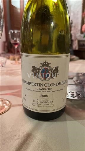 Бургундія Шамбертан-Кло-де-Без Grand Cru Claude Moreau 2008