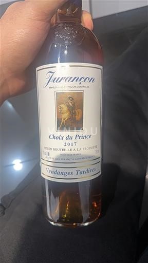 Sydvestfrankrig Jurançon Choix du Prince 2017