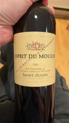 Burdeos Saint-Julien Château Léoville Poyferré Esprit du Moulin 2016