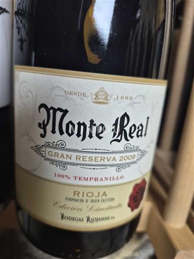 La Rioja Rioja Monte Real Gran Reserva 2009