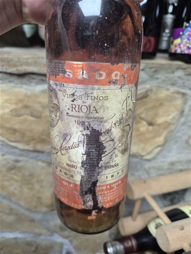 La Rioja Rioja Bodegas Sadori Heredias Señorío 1987