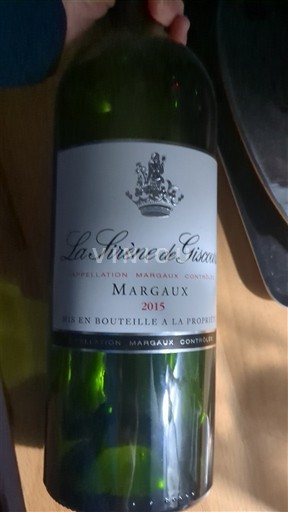 Бордо Марго Giscours La Sirène de Giscours 2015
