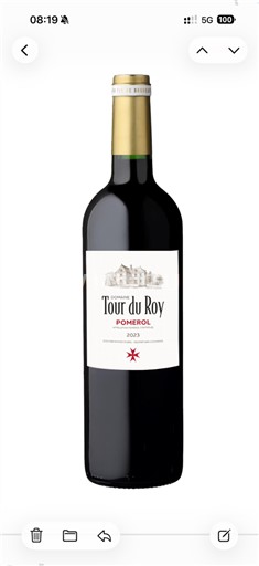 Bordeaux Pomerol Tour du Roy 2023