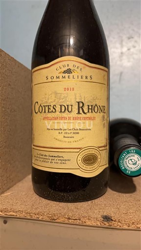 Rhônetal Côtes du Rhône Club des Sommeliers 2013