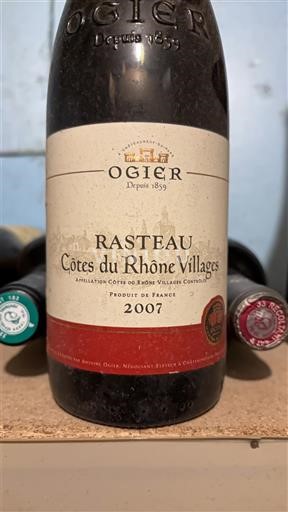 Thung lũng Rhône Rasteau Ogier 2007