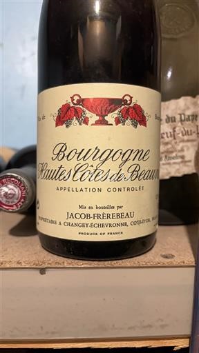 Bourgogne Hautes Côtes de Beaune Jacob-Frèrebeau 1998
