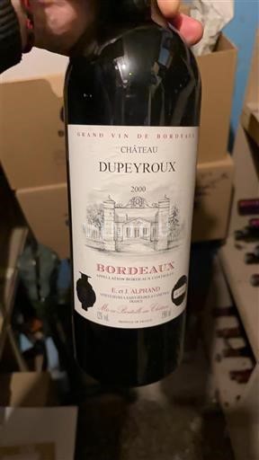 Бордо Château Peyroux 2000