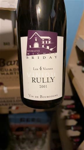 Bourgondië Rully Domaine Michel Briday Les 4 Vignes 2001